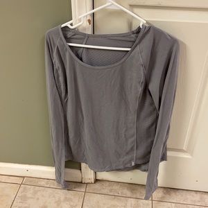 Grey under armour long sleeve size medium
